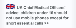 UK Chief Medical Officers' advice: children under 16 should not use mobile phones except for short essential calls